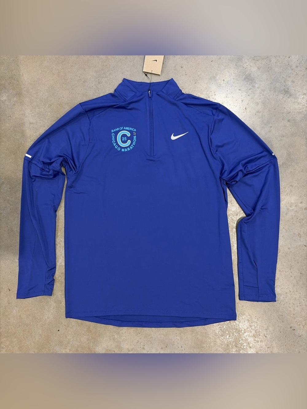 Nike PE 2025 Chicago Marathon Element 1/4 Zip Running Shirt HQ4199-539 Men’s M